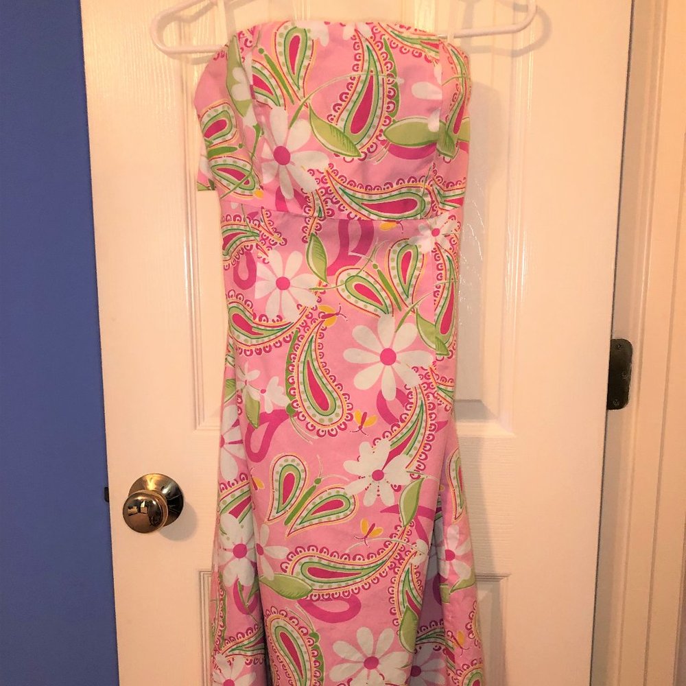 Lilly Pulitzer Cheery-O Sabrina Dress Size 4